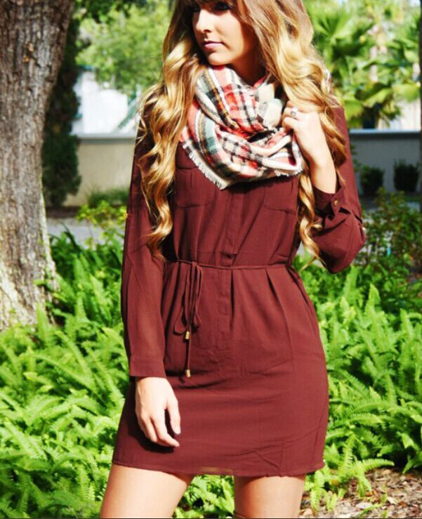 Long Sleeve Fashion Dress on Luulla